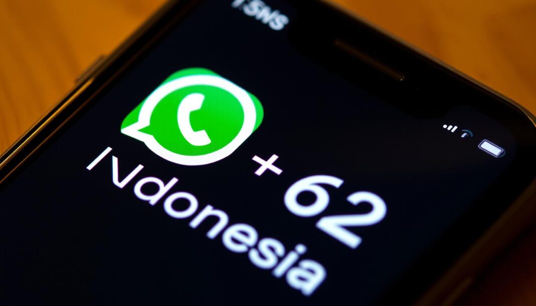 Vorwahl 62 WhatsApp