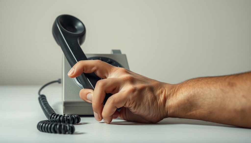 nicht ans Telefon gehen