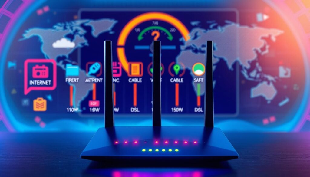 Anschlussmöglichkeiten und Internetgeschwindigkeiten
