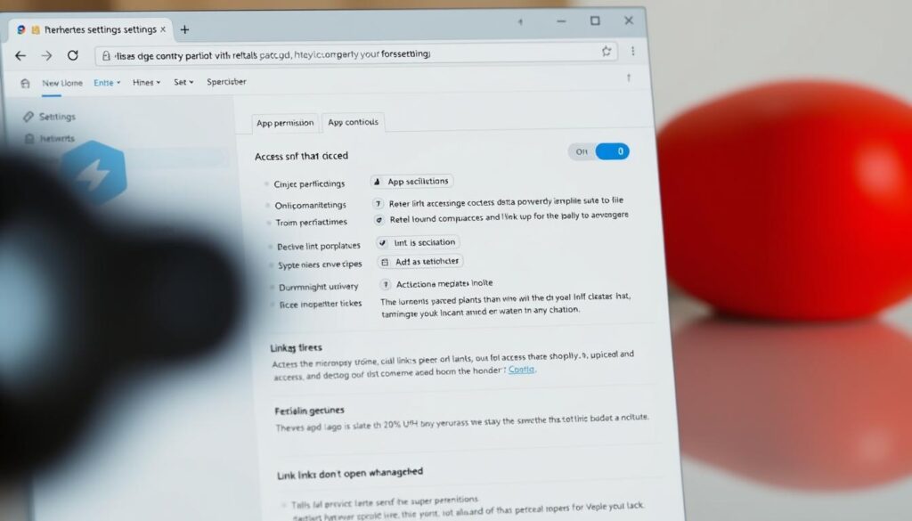 Browser-Einstellungen, App-Berechtigungen, Zugriffsrechte, Linkprobleme Browser-Einstellungen, App-Berechtigungen, Zugriffsrechte, Linkprobleme